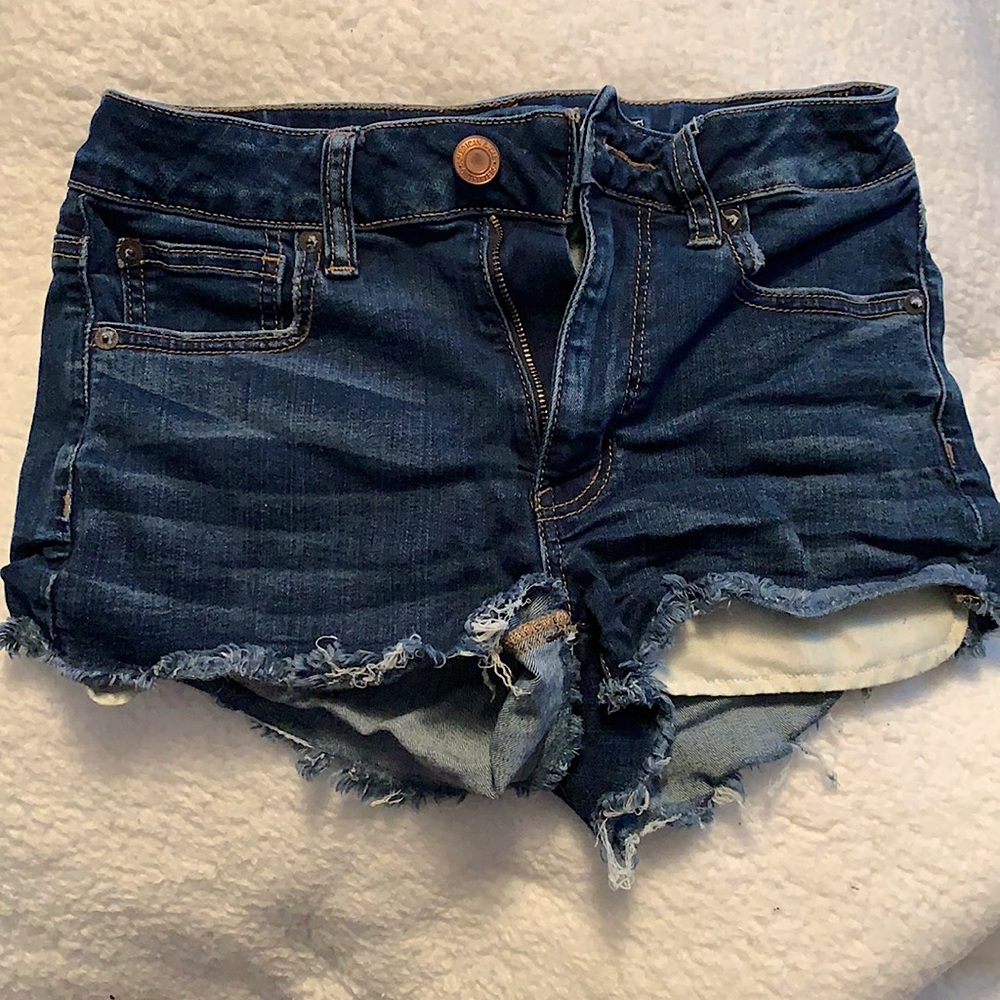 American Eagle hi-rise shortie shorts
